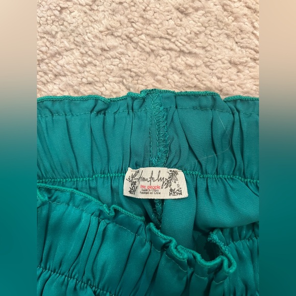free people green pajamas size XS (but runs big) - Picture 2 of 4